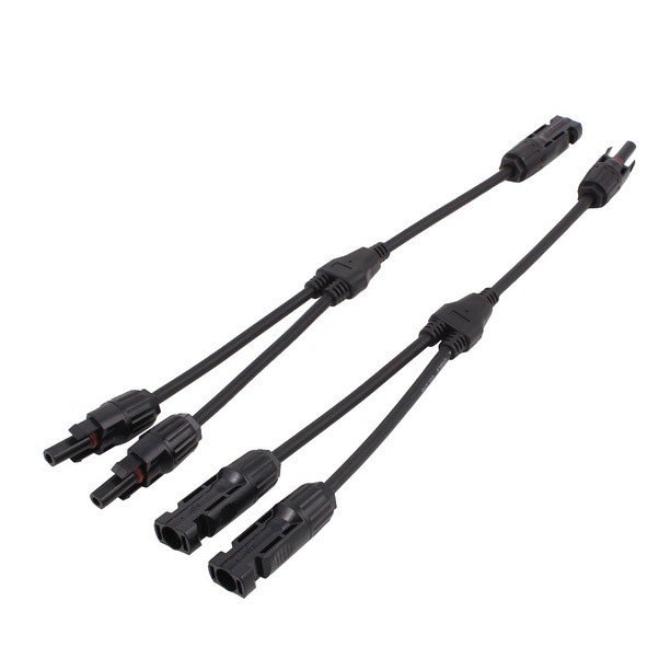 Connecteurs MC4 de jonction Y (1M-2F + 2M-1F )