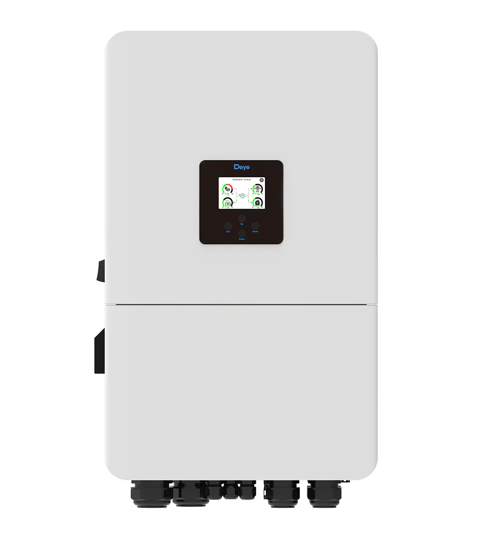 Onduleur hybride Deye triphasé 15–20 kW