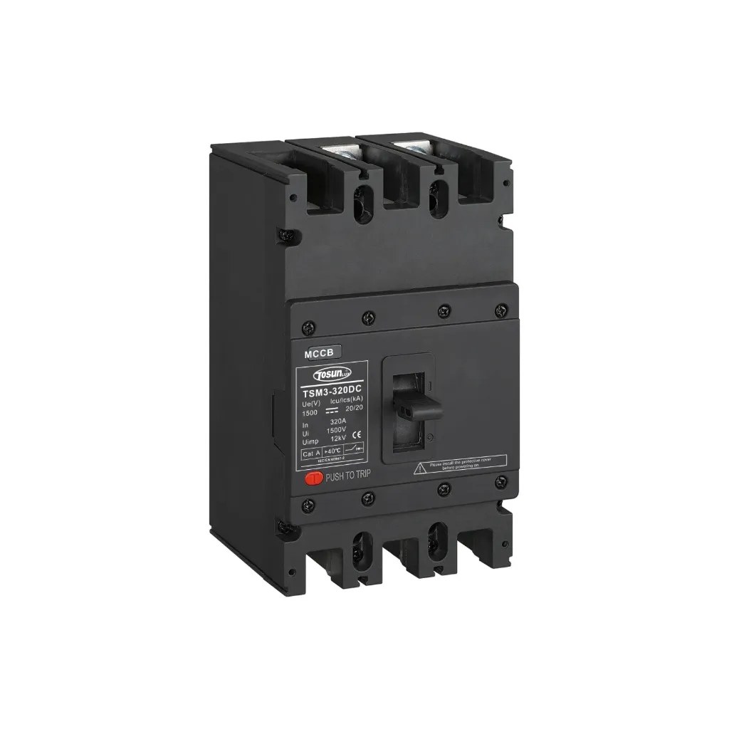Disjoncteur compact DC 2P 1000V 100A TOSUN TSM3-320