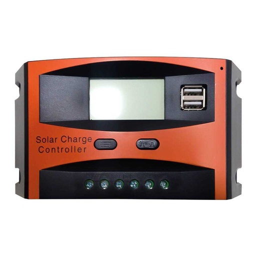 Régulateur de charge USASOLAR 12/24V 30A PWM