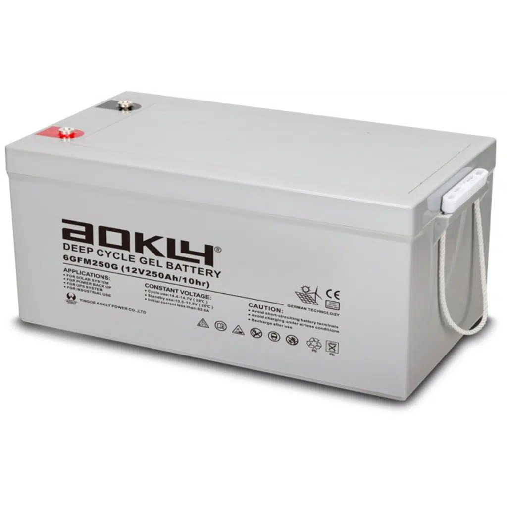 Batterie solaire Aokly 250Ah 12V AGM VRLA
