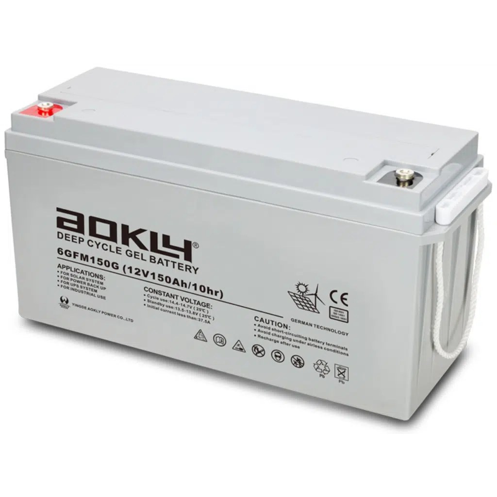 Batterie solaire Aokly Gel VRLA 150Ah 12V